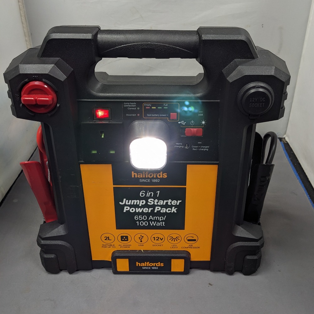 Halfords 6 in 1 jump starter power pack Own4Less